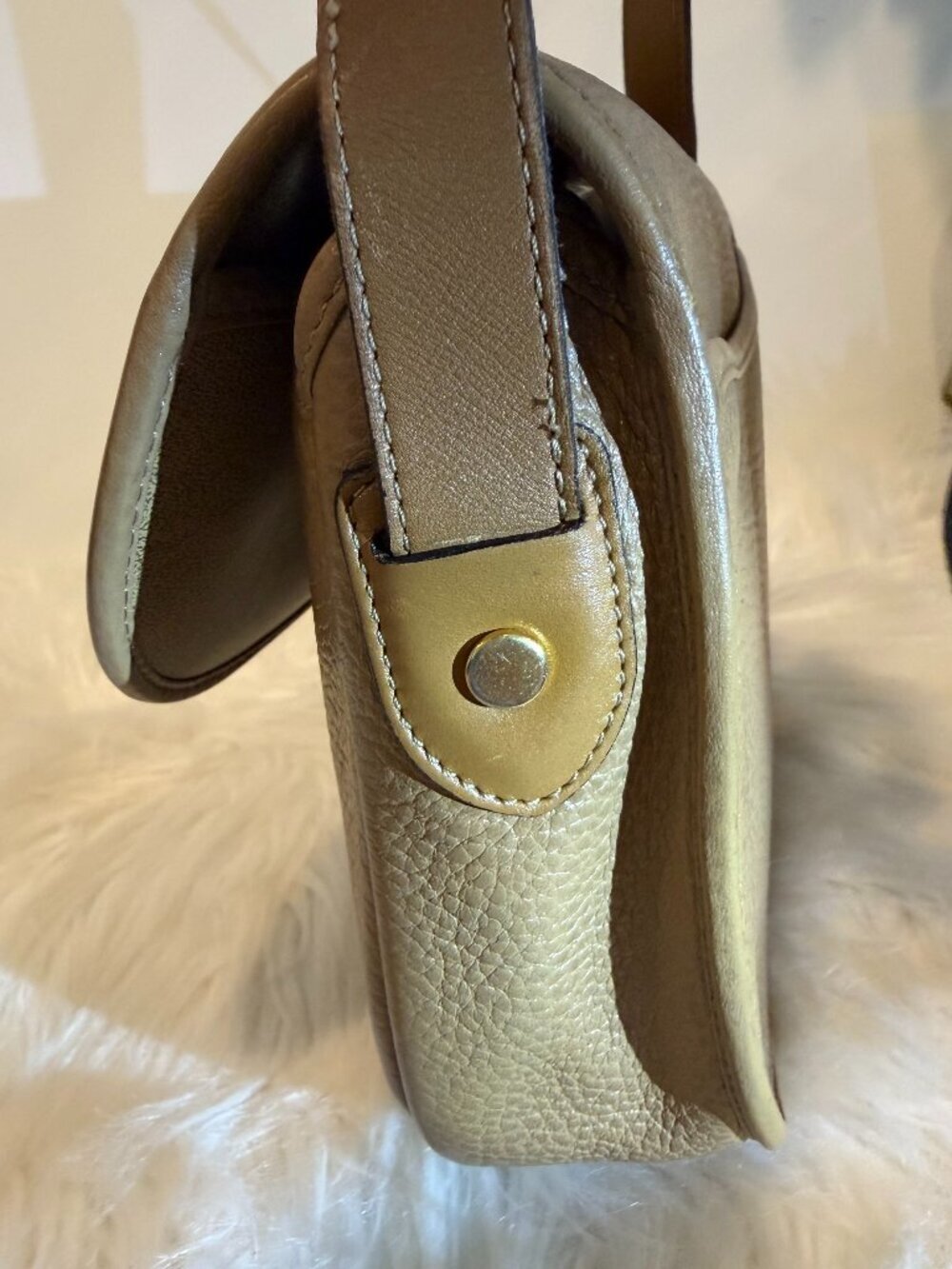 Vintage Christian Dior CD Logo Leather Shoulder Bag - Picture 5 of 10